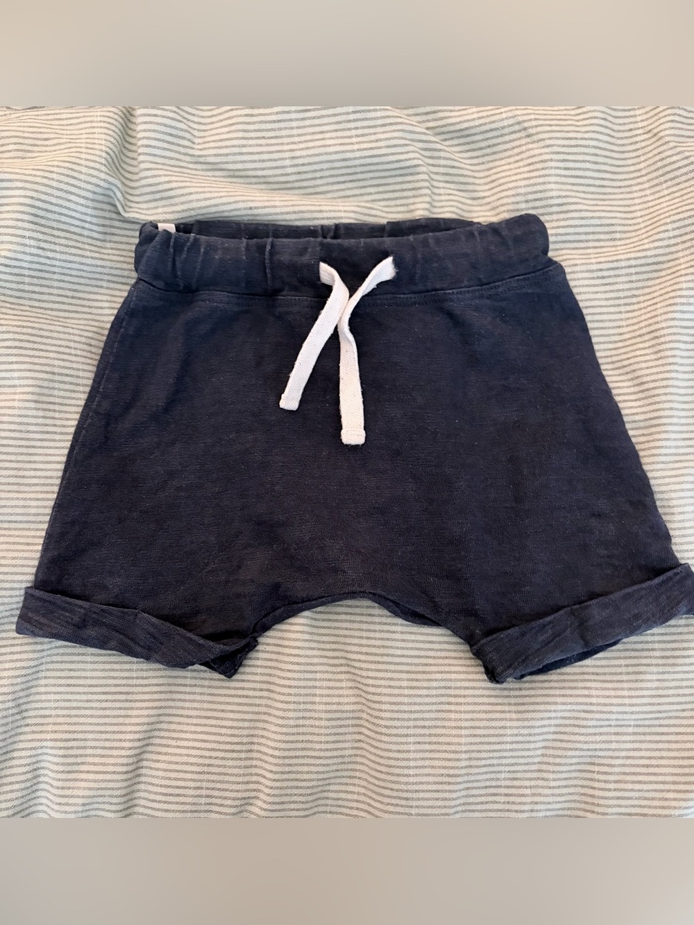 Mini Mioche Harem Shorts in Navy, Sz 1/2